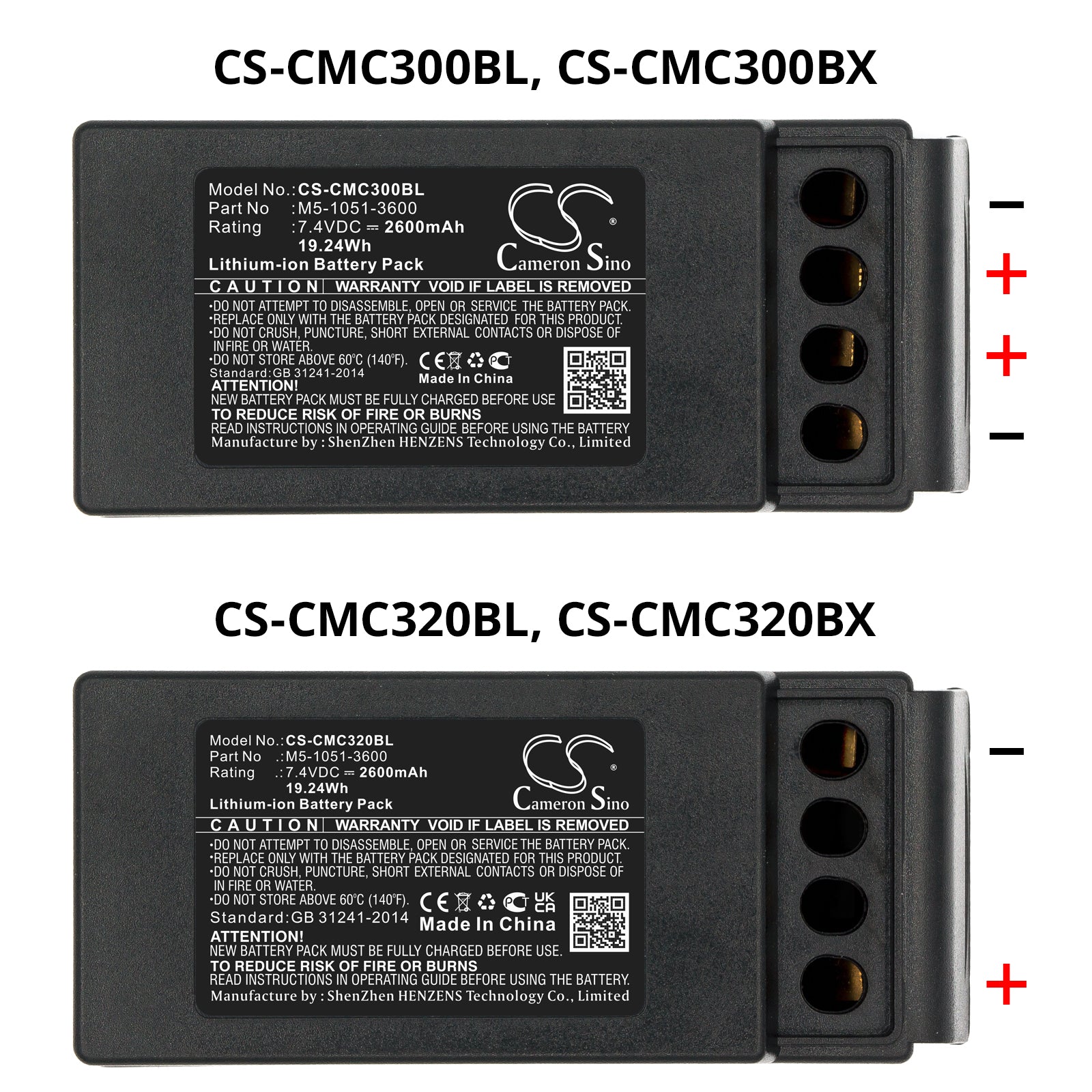 Cavotec M910513600 EX MC3 MC3000 2600mAh Replacement Battery BatteryClerkcom Remote Control