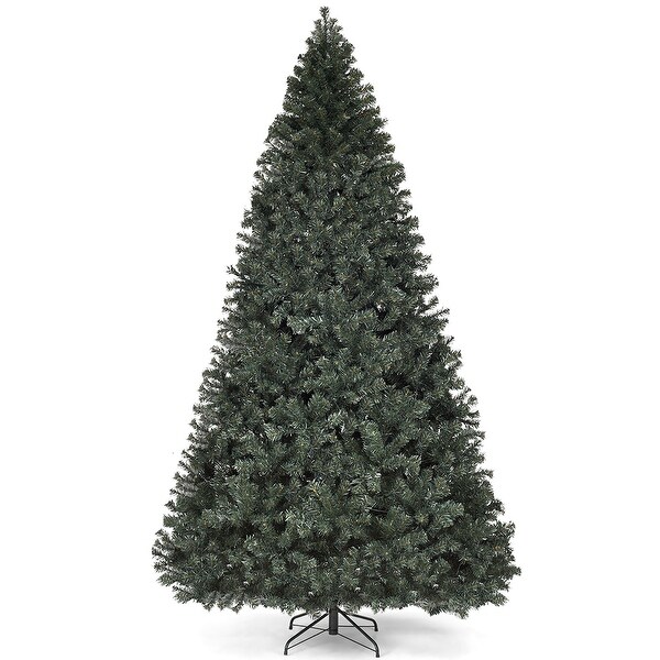 9Ft PreLit PVC Artificial Christmas Tree with LED Lights