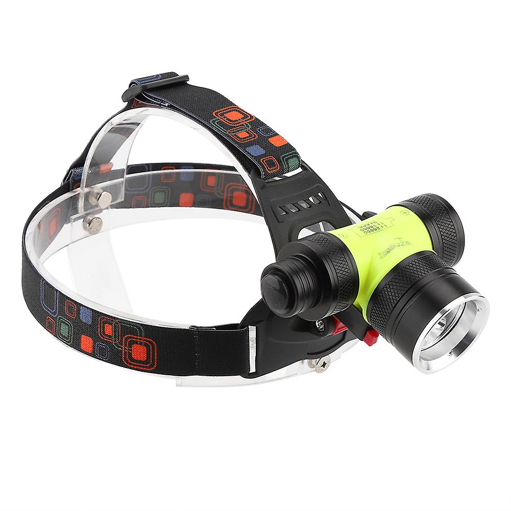 High Bright Headlight 2led Dual Lighting Modes Head Torch Lamp For Outdoor Camping Fishing