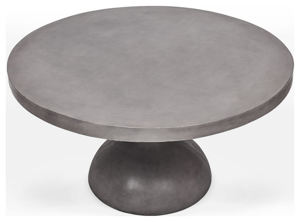 Tomaso 59 quotRound Dining Table   Traditional   Outdoor Dining Tables   by Virgil Stanis Design  Houzz