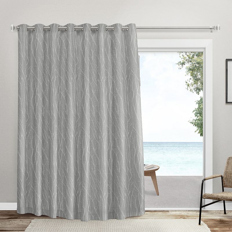 Exclusive Home Forest Hill Patio Woven Blackout Window Curtain