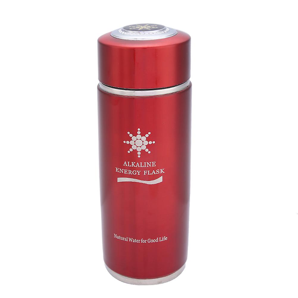 Stainless Alkaline Water Bottle Portable Nano Balance Bio Energy Lonizer Cup Flask(red)