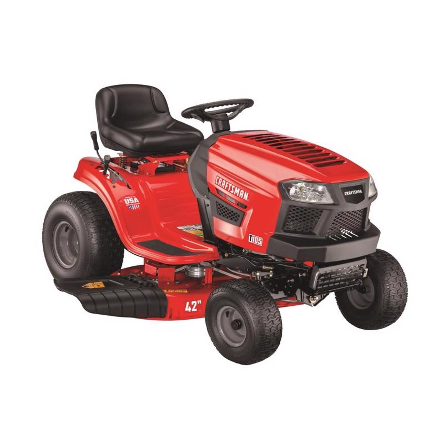 Craftsman T110 42-inch 17.5 hp Gear Riding Lawn Mower