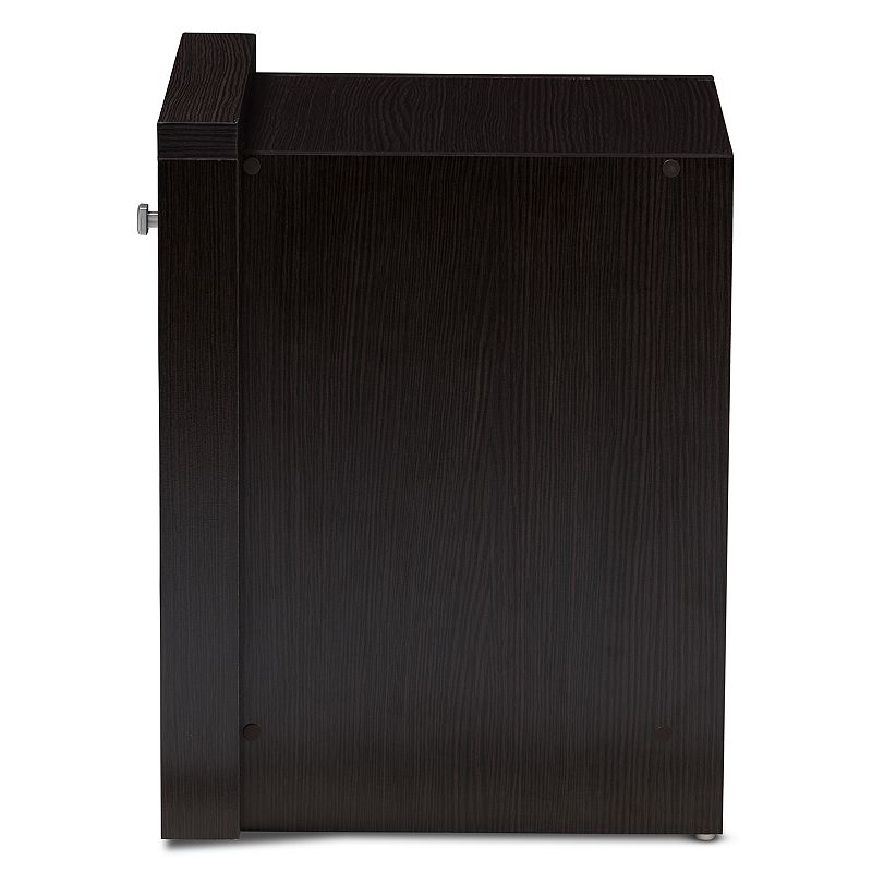 Baxton Studio Danette Espresso Nightstand