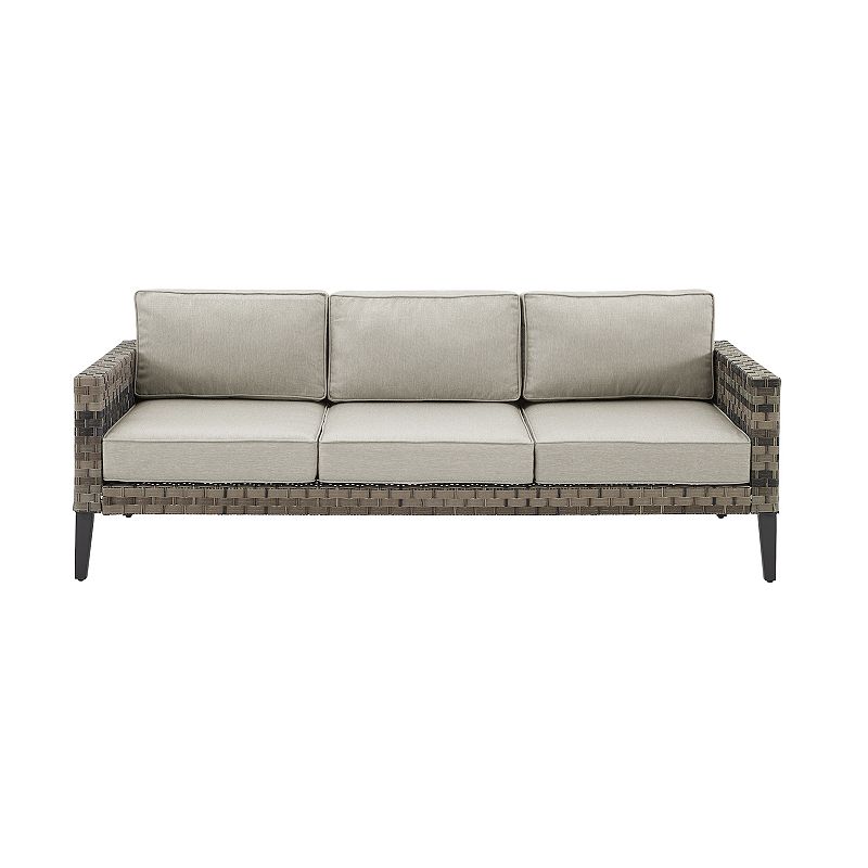 Crosley Prescott Wicker Patio Couch