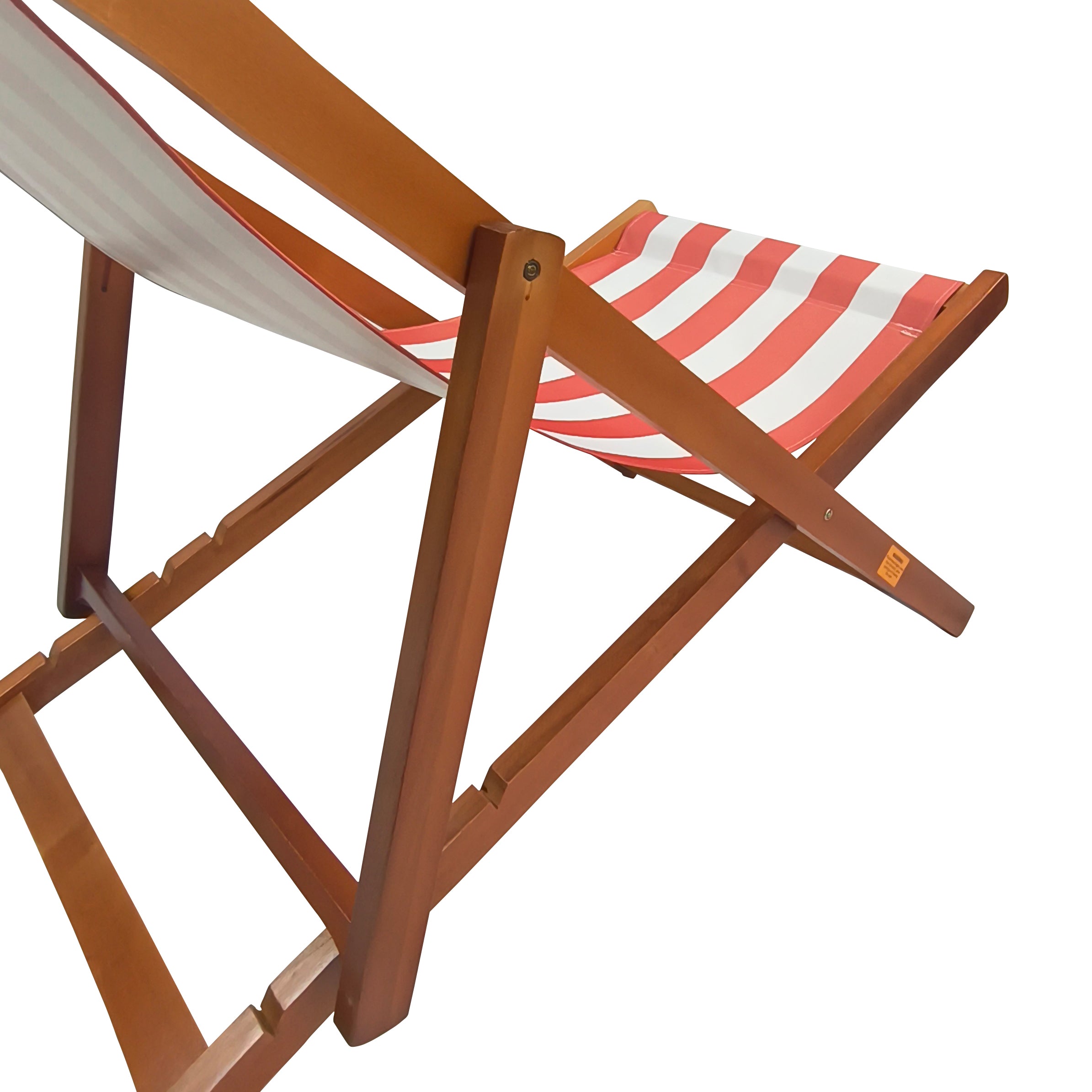 ametoys Outdoor/ beach /swimming pool /populus wood sling chair Orange Stripe （color:Orange ）folding chaise chair