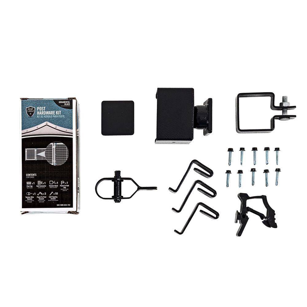 YARDGARD Select Yard Gard Select - Single Post Hardware Kit - Connects top rail and fence to post- Does not include post #328818A 328812A