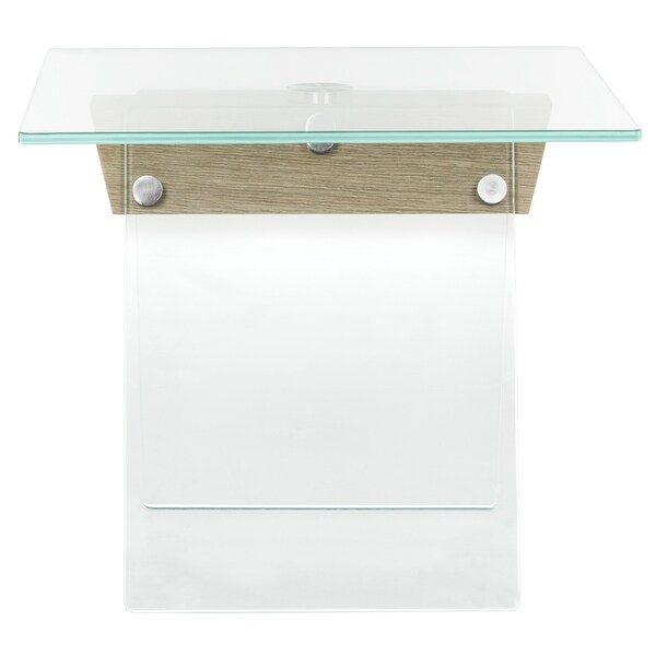 SAFAVIEH Modern Glass Loft Accent Table - 0