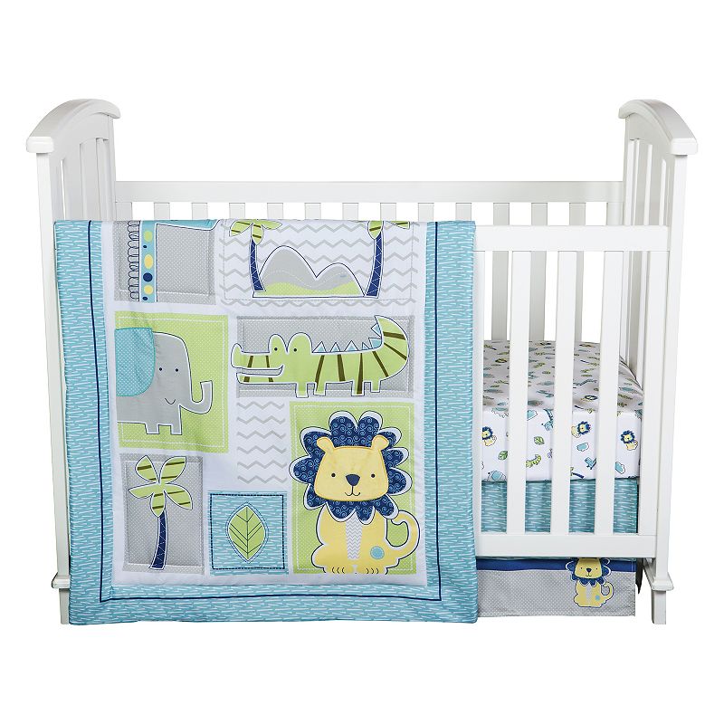 Trend Lab 4 Piece Jungle Roar Crib Bedding Set