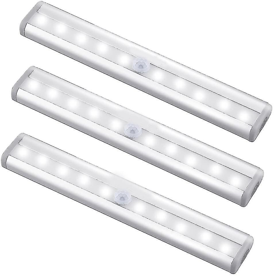 10 Led Motion Sensor Lights Magnetic Under Cabinet Lights Strip