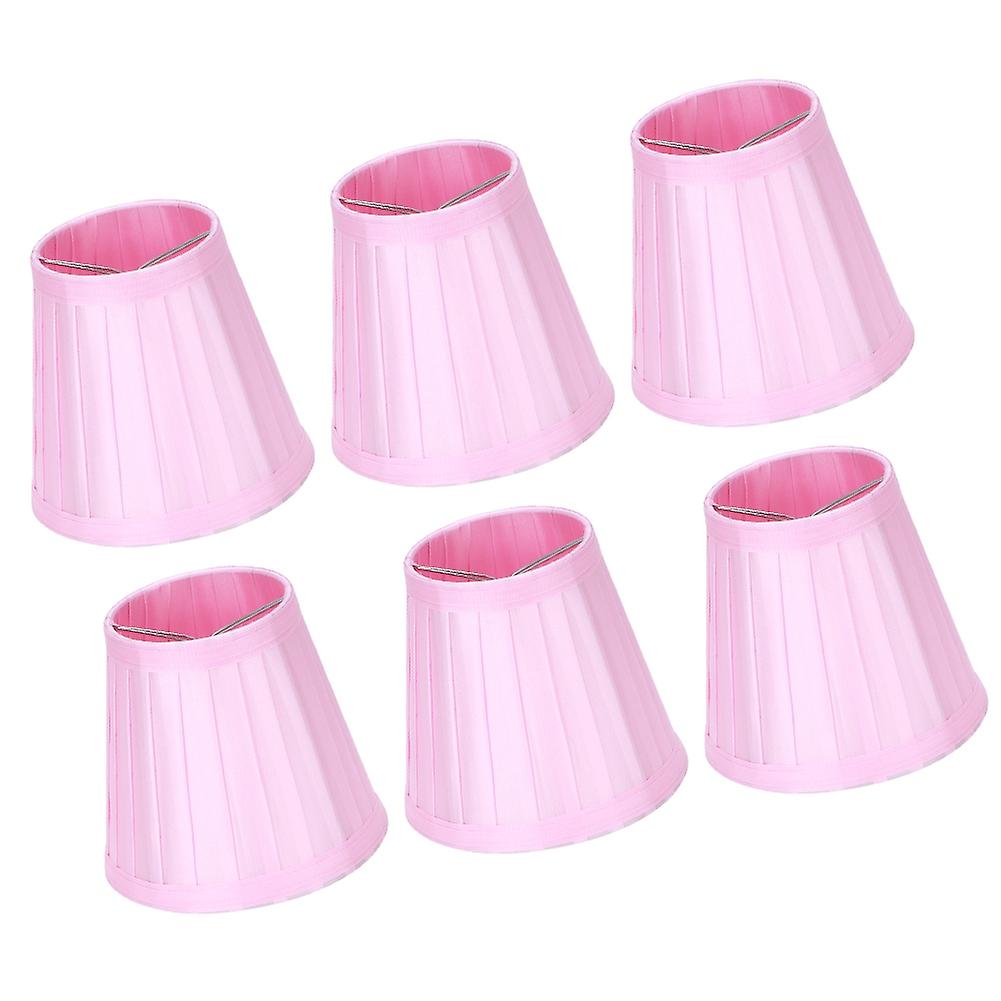 6PCS Simple Modern Pendant Lamp Shade Cover Fabric Wall Light Lampshade for Home Decor