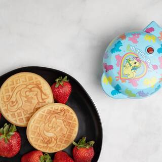 Uncanny Brands Light Blue 'My Little Pony' American Mini Waffle Maker WM3-PON-PN1