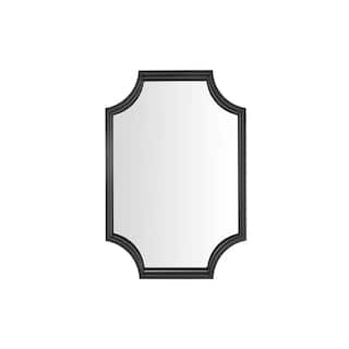 StyleWell Medium Rectangle Black Dimensional Classic Mirror with Deep-Set Frame (30 in. H x 20 in. W) 18MJ2002-B