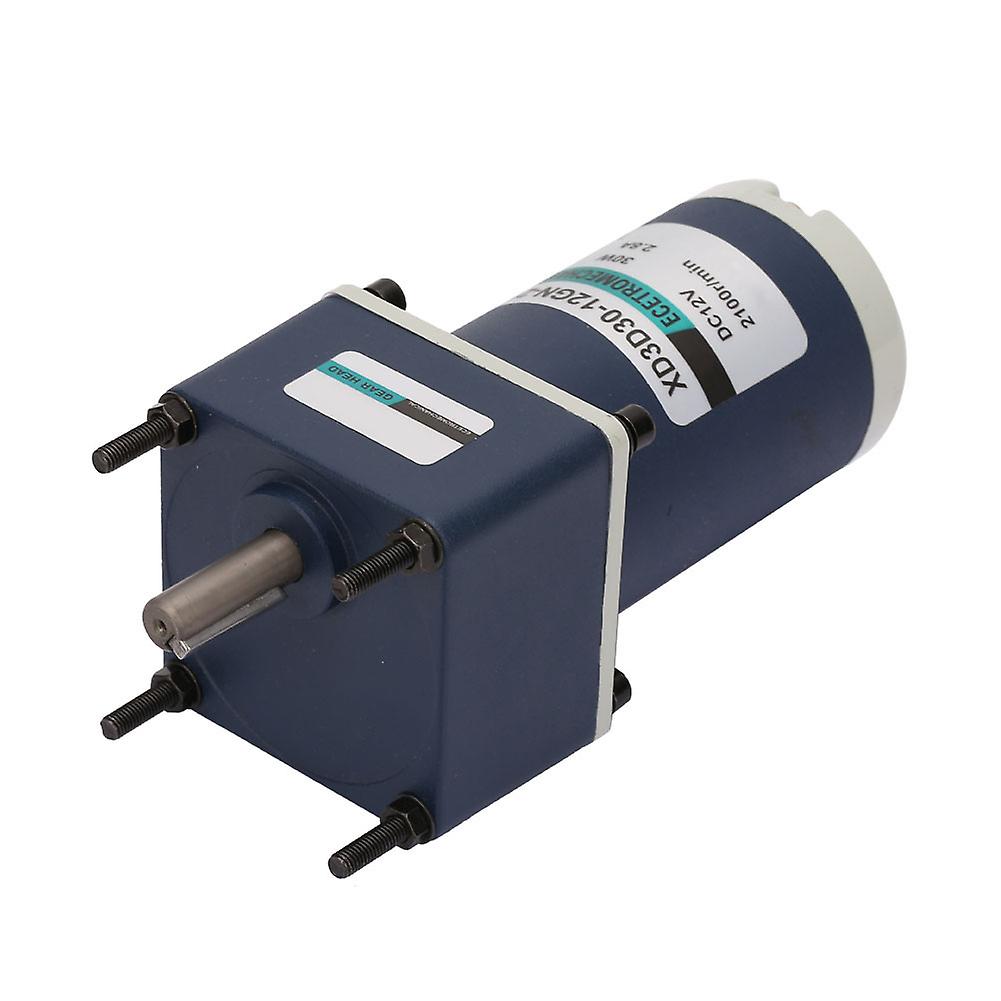 12v/30w Electric Permanent Magnet Dc Gear Motor 1800/2100rpm Reduction Geared Motor(#10)