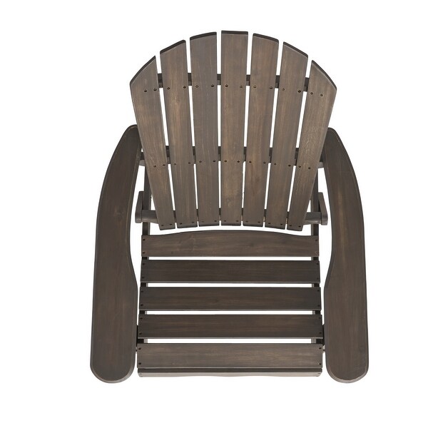 Hanlee Acacia Wood Folding Adirondack Chair by Christopher Knight Home