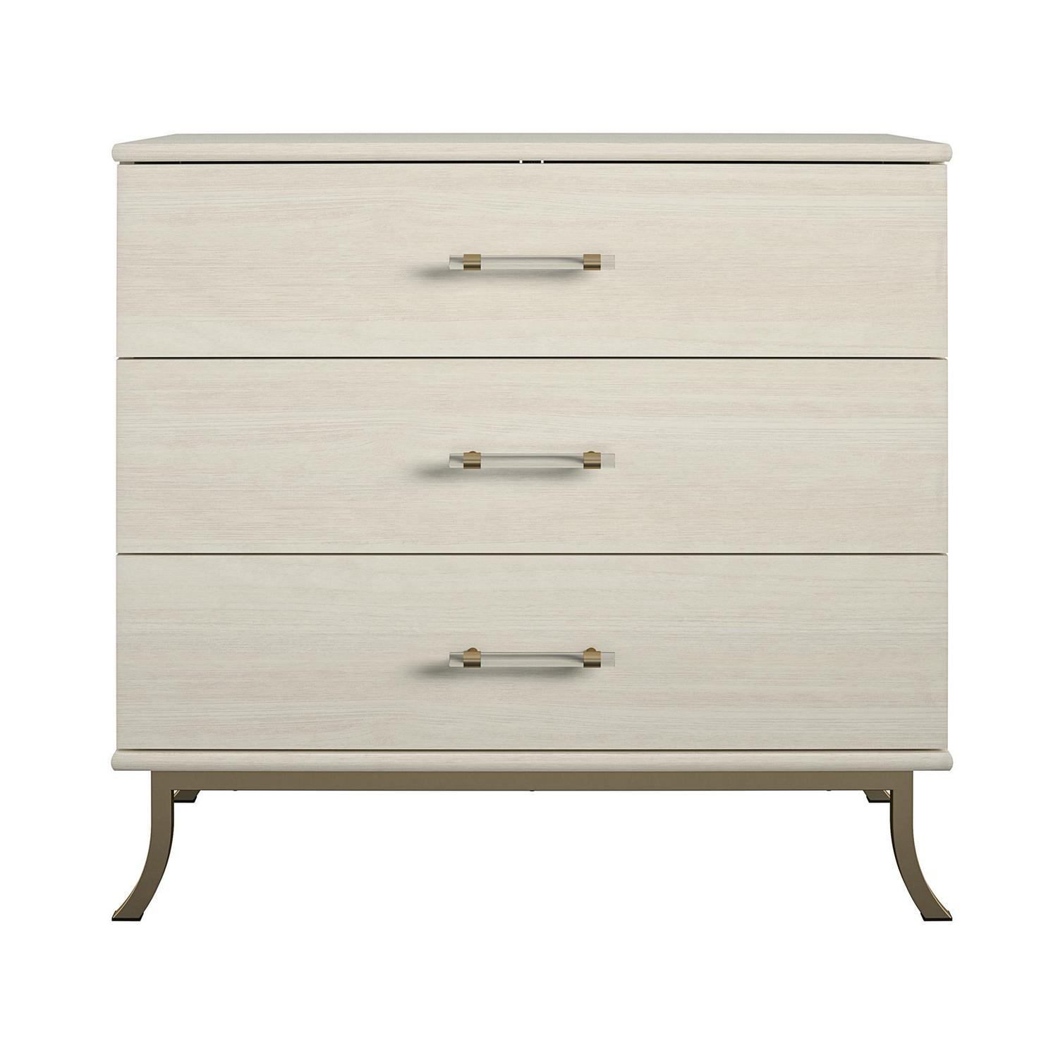 Little Seeds Monarch Hill Clementine 3 Drawer Dresser， White