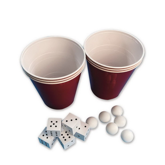 S S Worldwide Jumbo FiveZee Flip Cup and Pong Pack