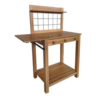 TK CLASSICS Outdoor Acacia Wood Potting Bench PB6985-QK690