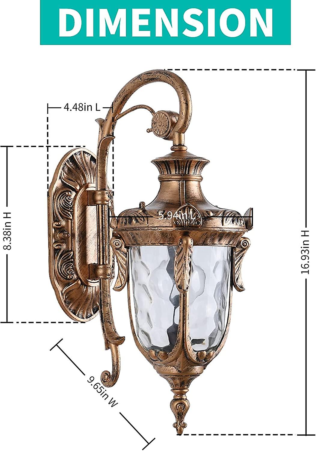 Outdoor Sconce Outdoor Wall Sconces Bronze 16.93