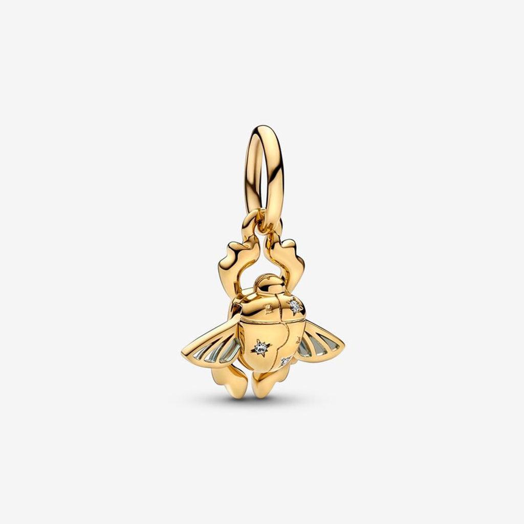 PANDORA  Disney Aladdin Scarab Beetle Dangle Charm