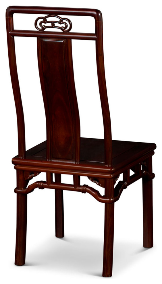 Mahogany Ebonywood Chinese Ming Design Side Chair   Asian   Dining Chairs   by China Furniture and Arts  Houzz