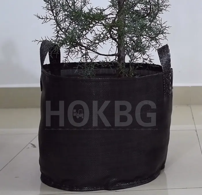 HOKBG 100 Litre 26 Gallon  Anti UV  polypropylene textile tree nursery grow bag garden pots   planters