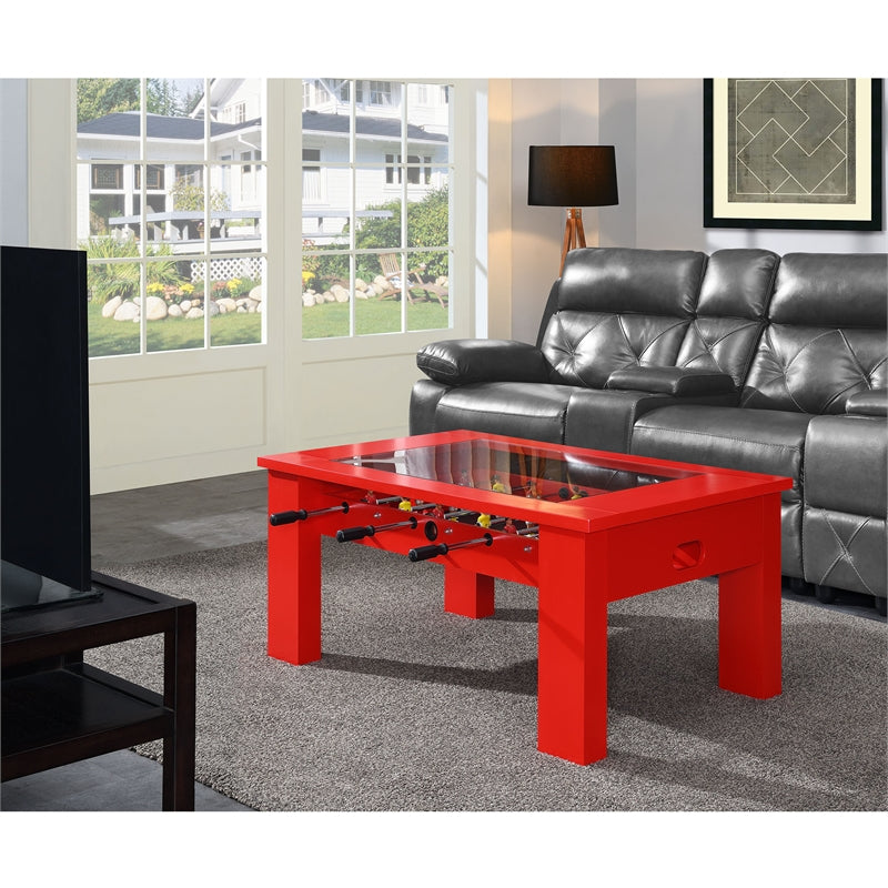 Picket House Furnishings Rebel Foosball Gaming Table in Red