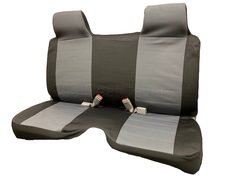 Slip on Neoprene Waterproof Seat Covers for Toyota Pickup Regular Xcab A27 Thick Premium Neoprene (Gray/Black)