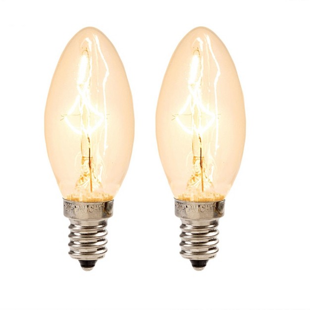 Darice Pack Of 2 Cleveland Vintage Lighting Edison Style E12s Base Candelabra Bulbs