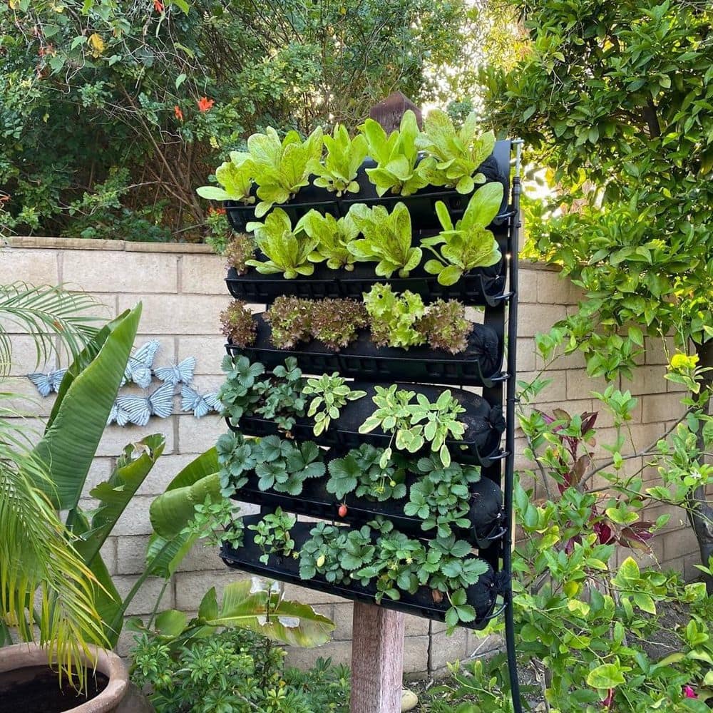 VARDEN 36 Plant Metal Outdoor Vertical Garden Rack VG-OK-829