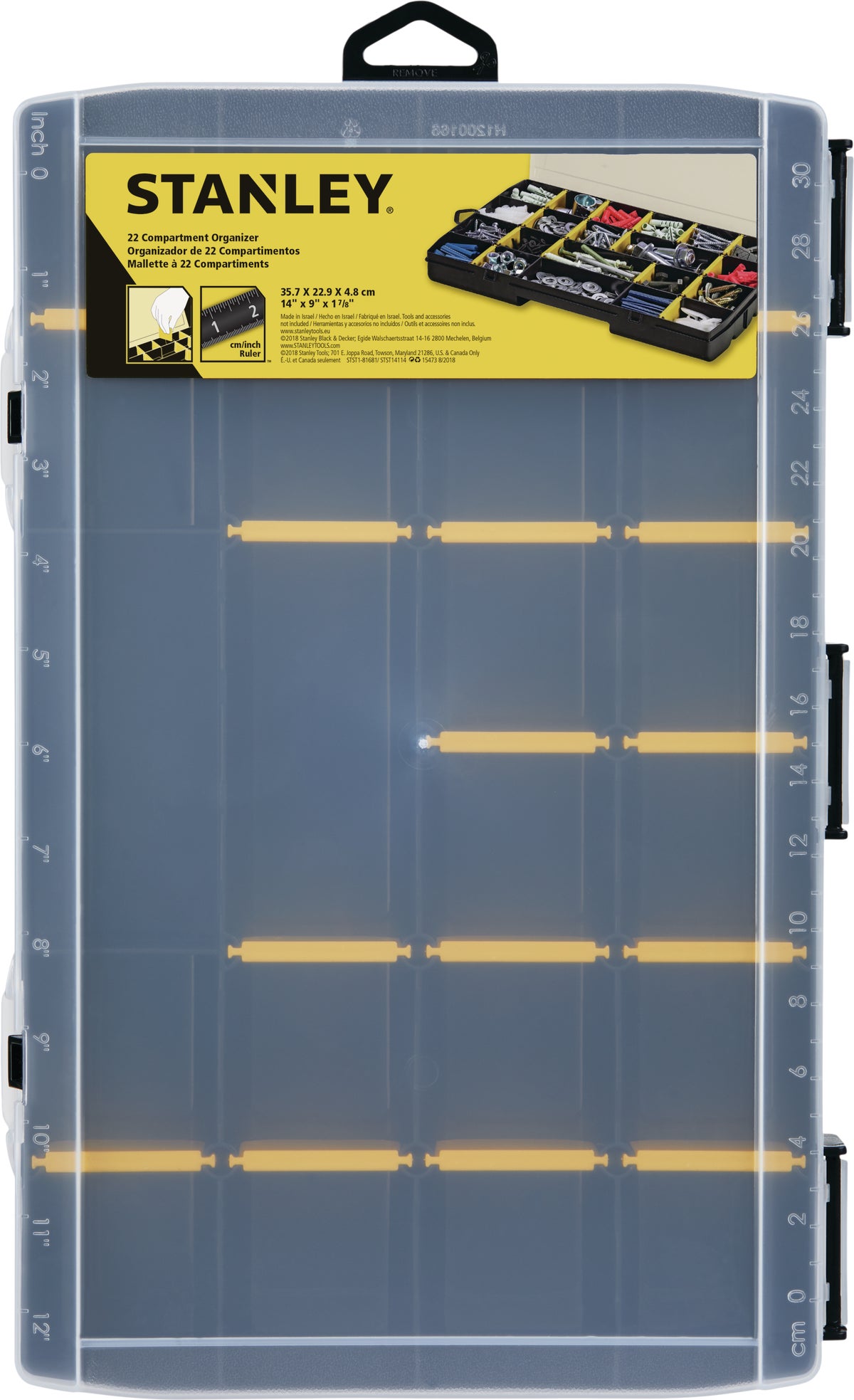 Stanley Toolbox Organizer Black Yellow