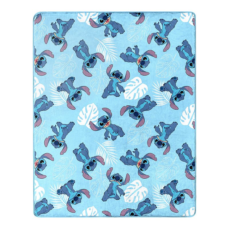 Lilo and Stitch Classic Palms Character Hugger Pillow and Silk Touch Throw Set