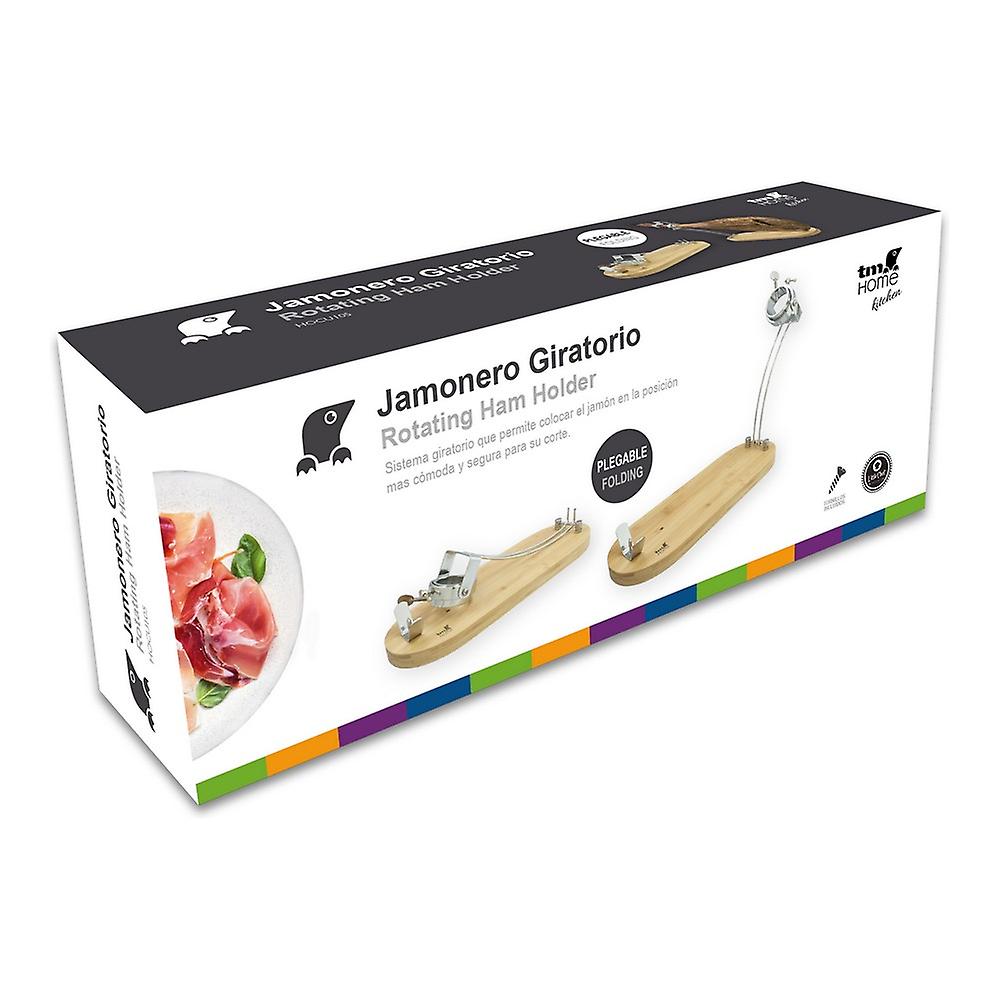 Support à jambon pliable Bambou (48 x 18，5 cm)