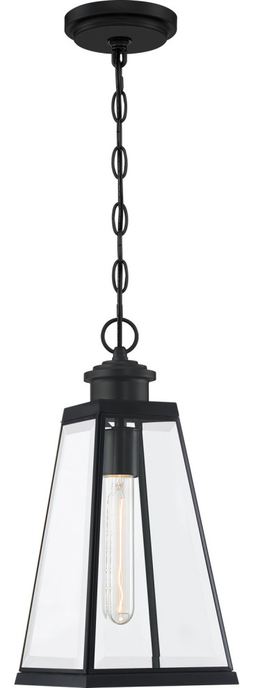 Paxton One Light Mini Pendant  Matte Black   Transitional   Outdoor Hanging Lights   by 1STOPlighting  Houzz