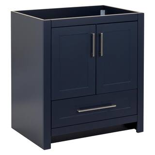 Home Decorators Collection Craye 30 in. W x 21.6 in. D x 34 in. H Bath Vanity Cabinet without Top in Deep Blue CY30-DB