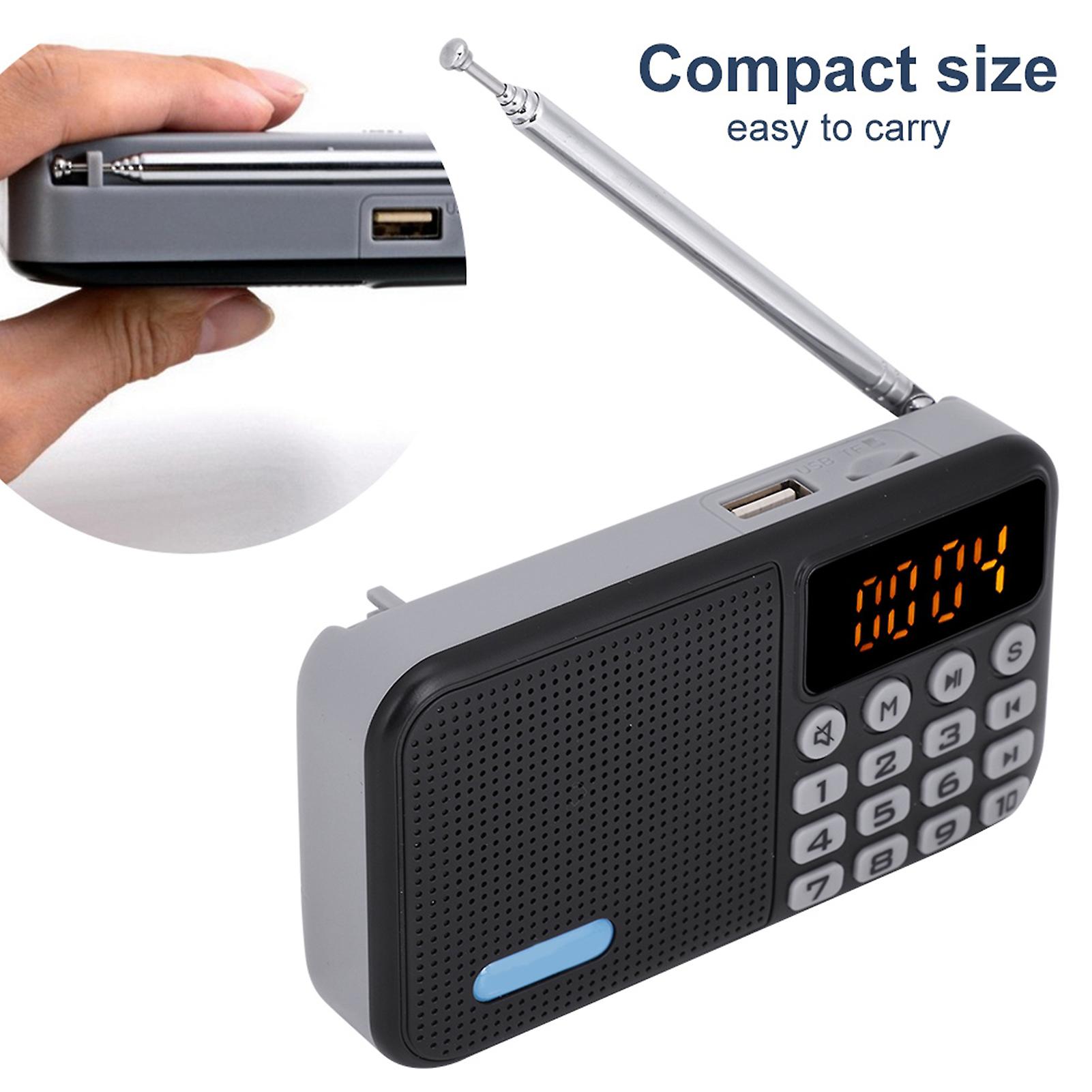 Dab Digital Radio Dab+ Fm Radio Bluetooth Receiver Protable Pocket Stereo Tf 32g With Battery