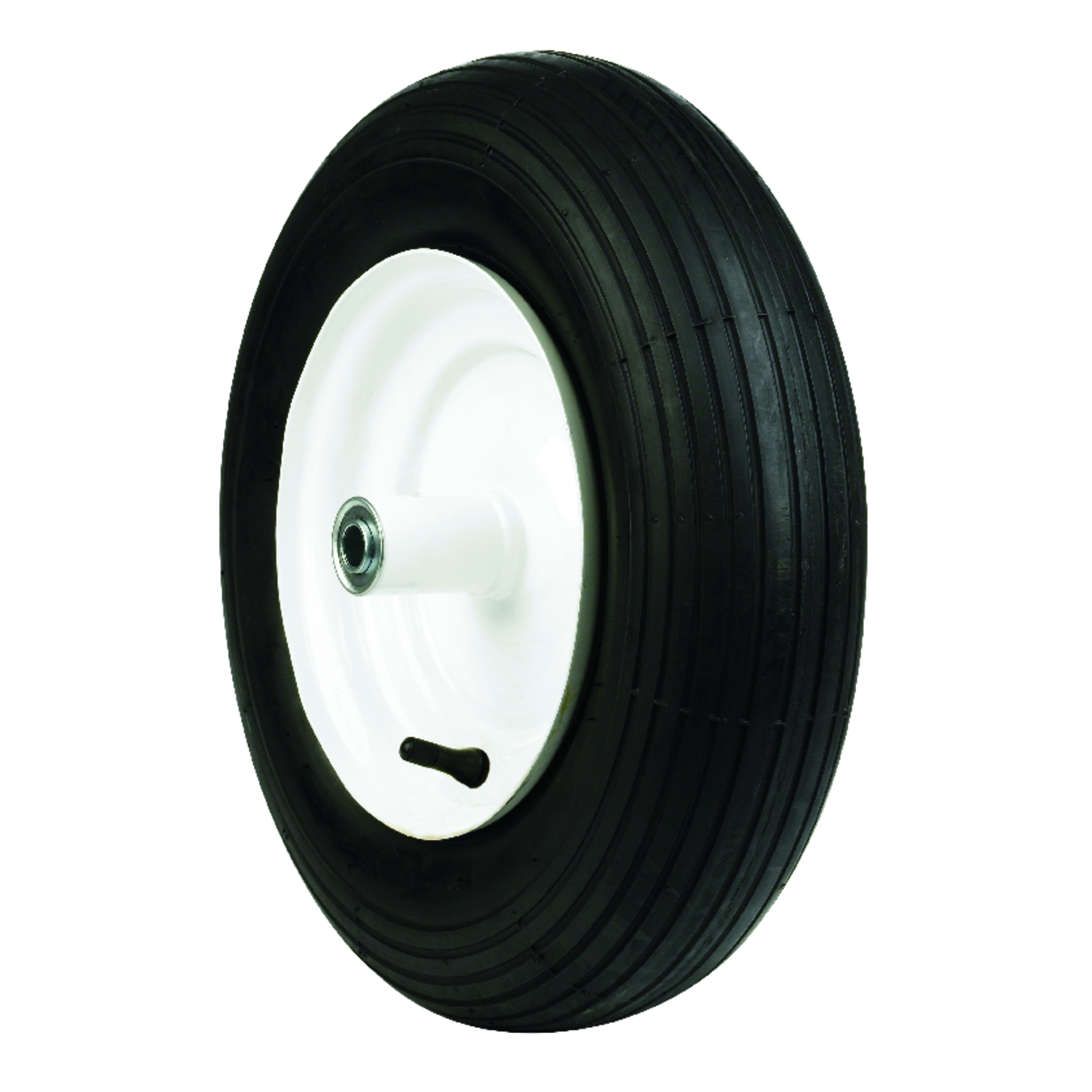 Arnold 8 in. D X 16 in. D 500 lb. cap. Centered Wheelbarrow Wheel Rubber 1 pk