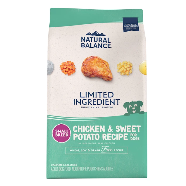 Dry Dog Food - Natural Balance Limited Ingredient Diets Chicken and Sweet Potato， 12 lbs.