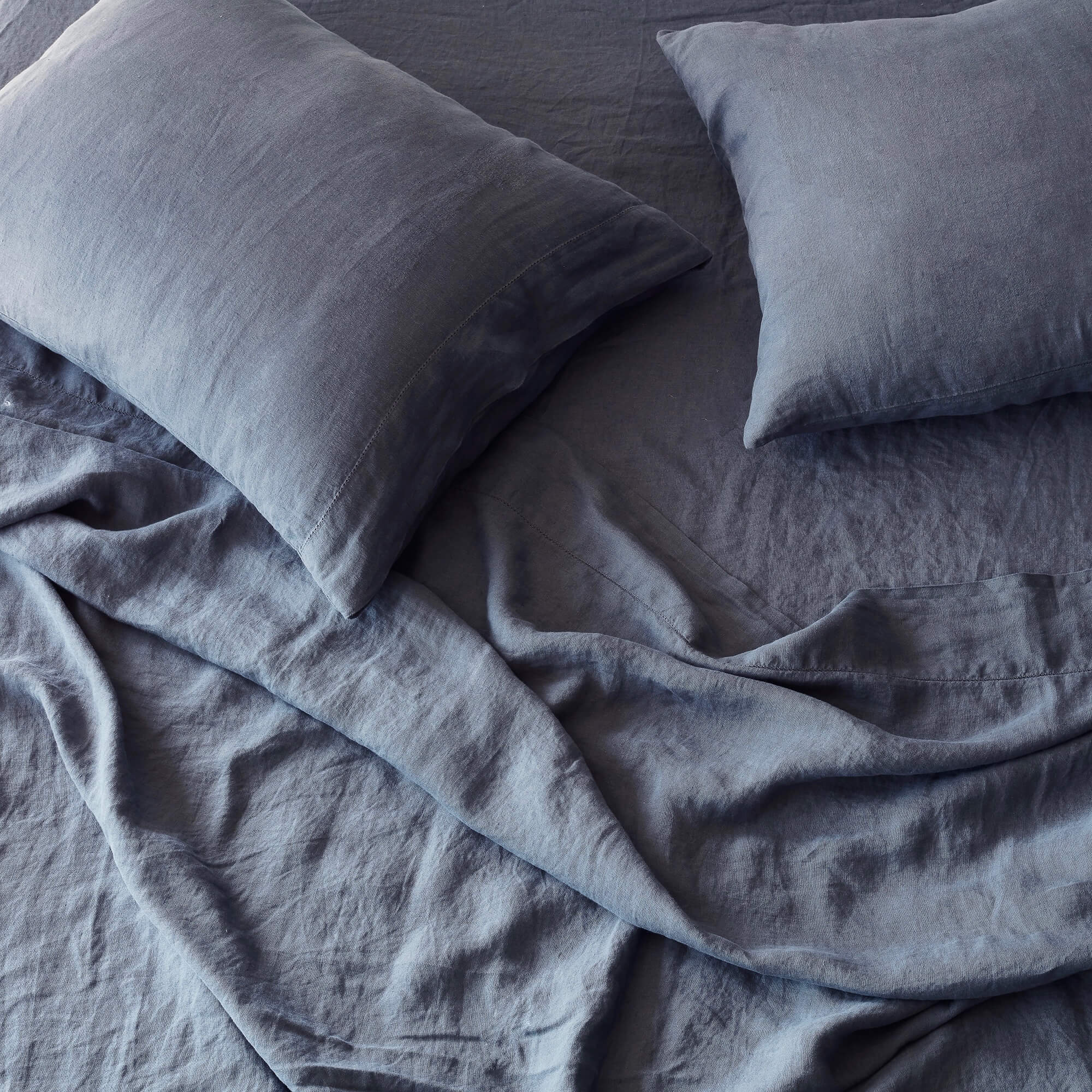 Stonewashed Linen Sheet Set