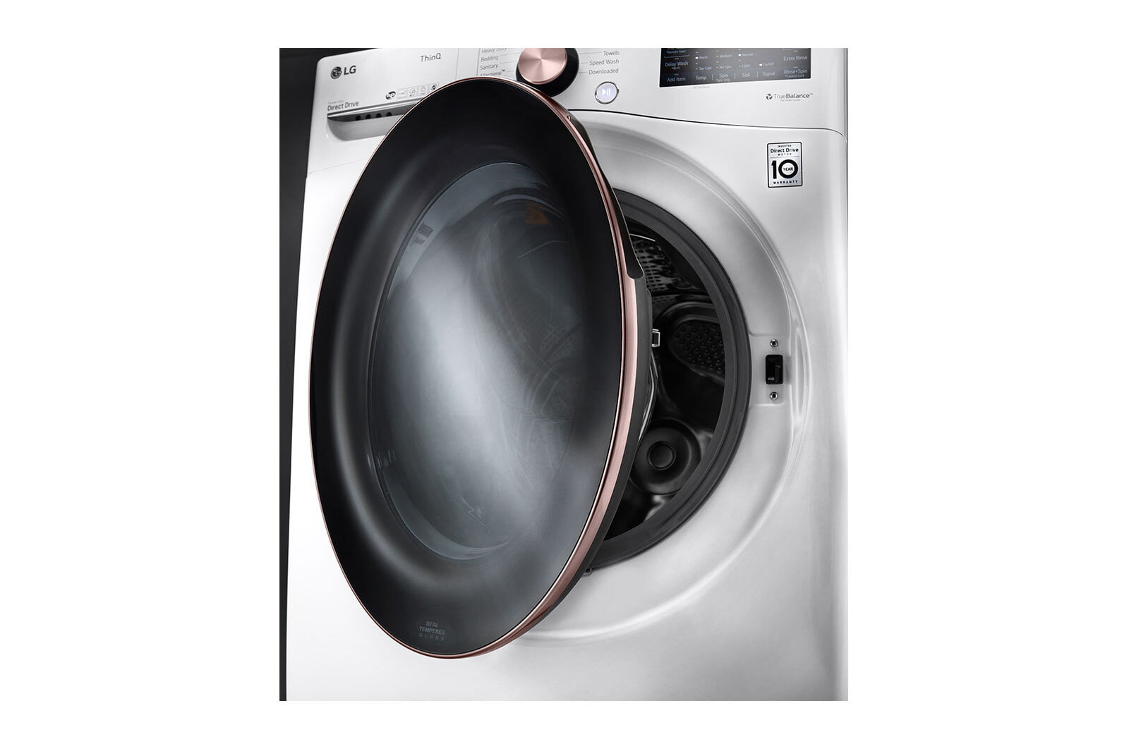 Lg WM4000HWA 4.5 Cu. Ft. Ultra Large Capacity Smart Wi-Fi Enabled Front Load Washer With Turbowash™ 360(Degree) And Built-In Intelligence