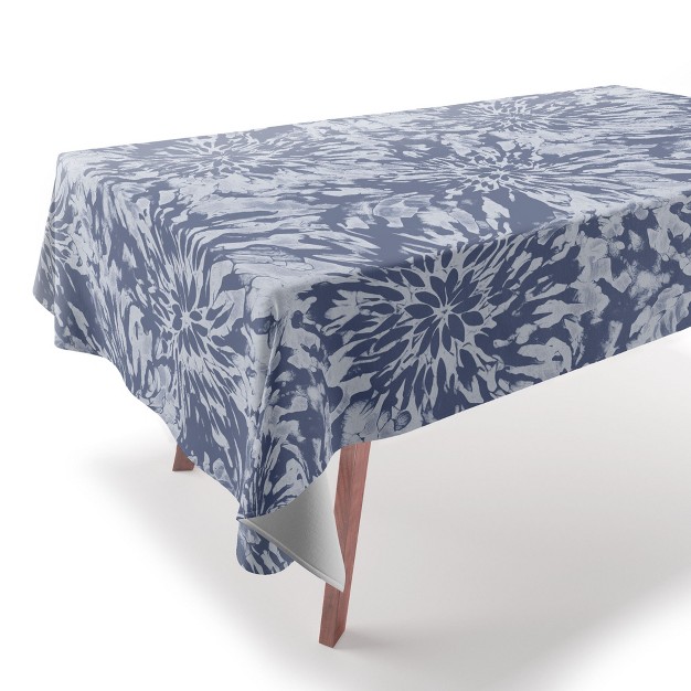 Emanuela Carratoni Blue Tie Dye Tablecloth Deny Designs