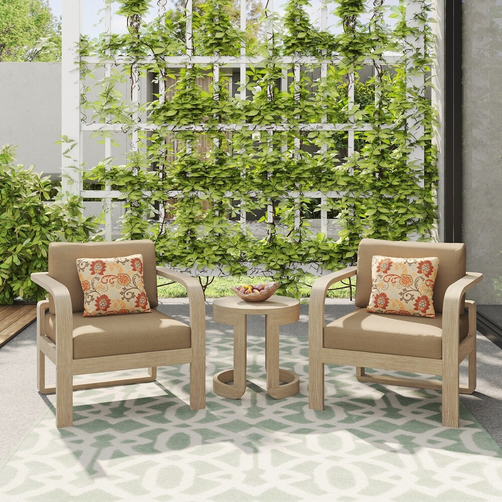 Corvus Annette 3 piece Sunbrella Outdoor Patio Furniture Set