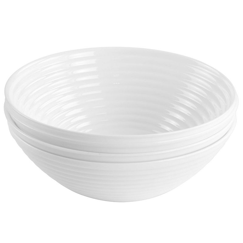 Gibson Ultra Patio 4 Piece Tempered Opal Glass Cereal Bowl Set