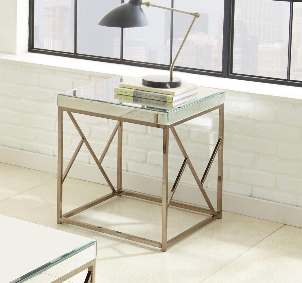 Evelyn End Table   Contemporary   Side Tables And End Tables   by HedgeApple  Houzz