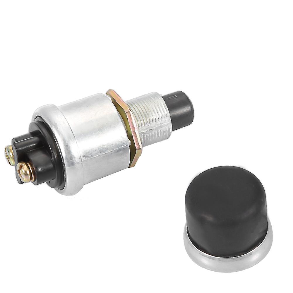 2pin 12v 20a Waterproof Car Boat Bike Switch Push Button Horn Engine Start Heavy Duty Universal