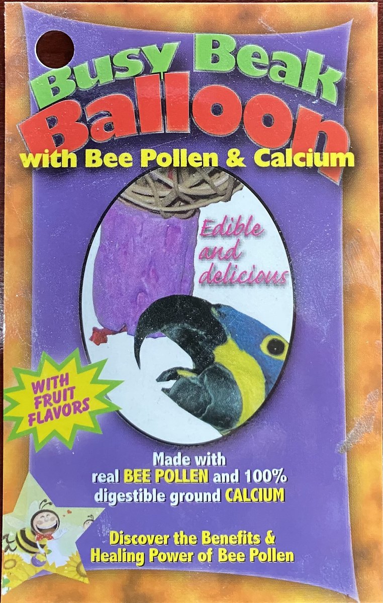 Polly's Pet Products Busy Beak Balloon Bird Perch