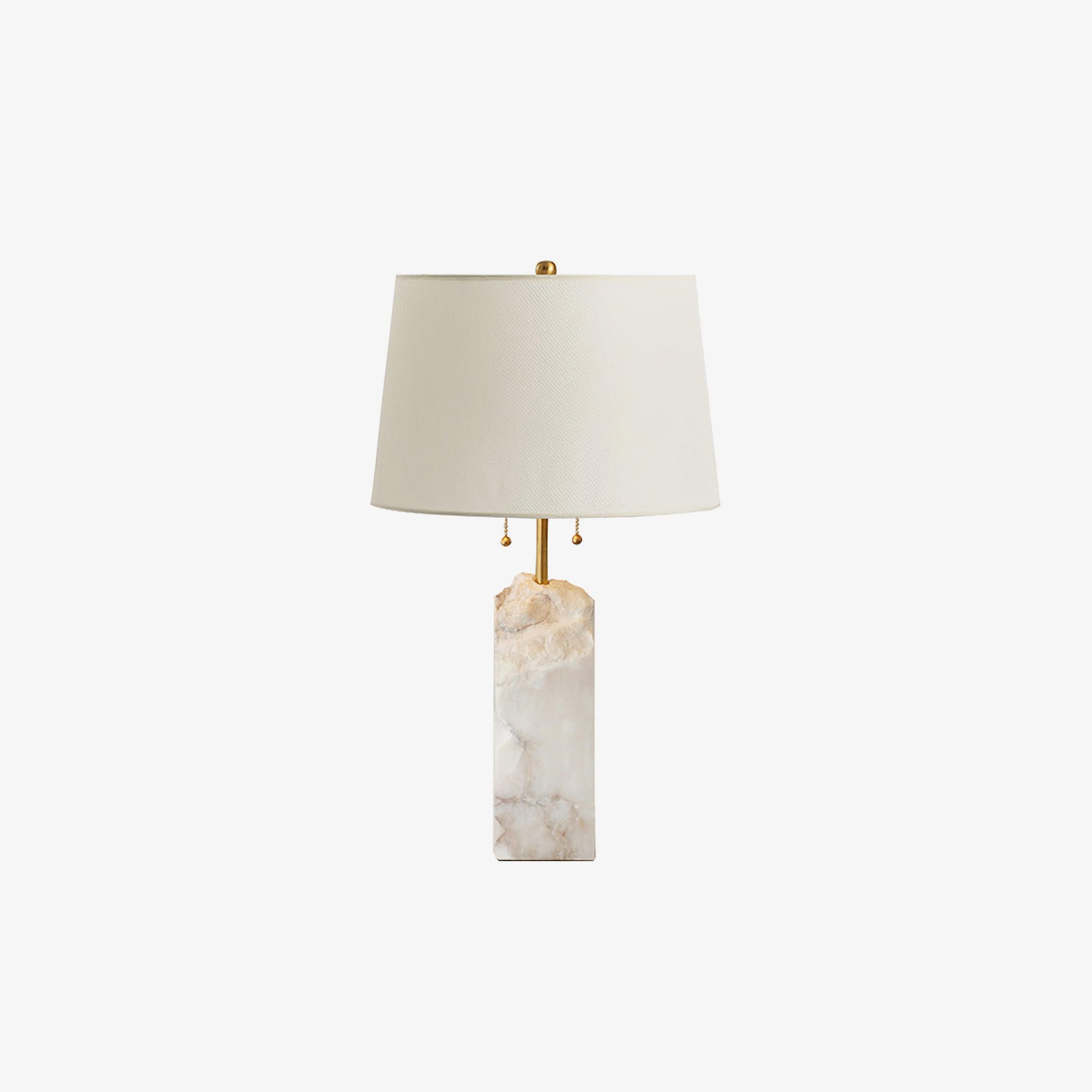 Raw Alabaster Table Lamp