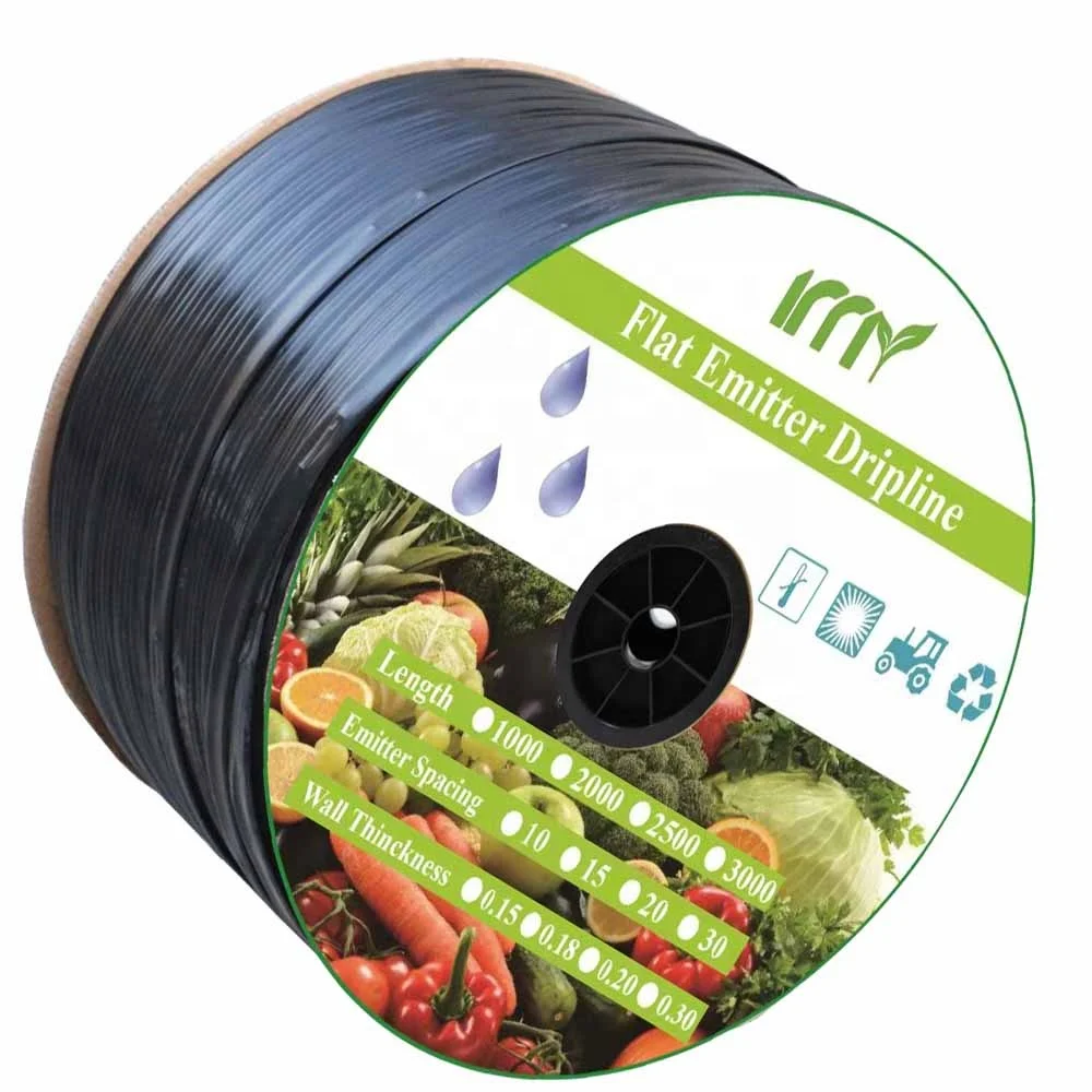 garden supplies 0.2mm thickness drip tape one hectare drip irrigation system flat dripline