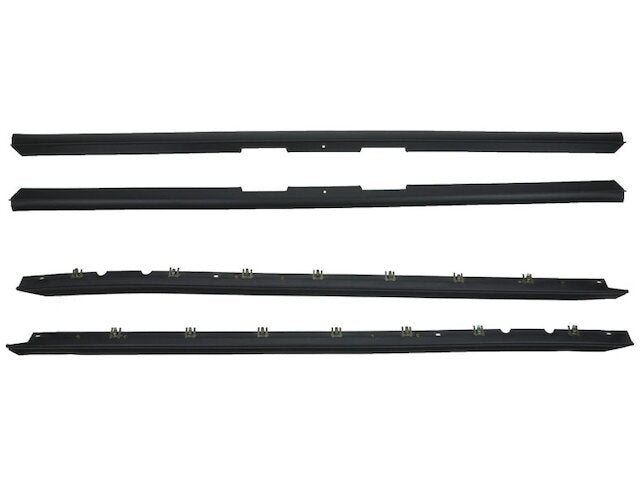 Door Window Belt Weatherstrip 4 Piece Set - Compatible with 1984 - 1989 Chevy Corvette 1985 1986 1987 1988