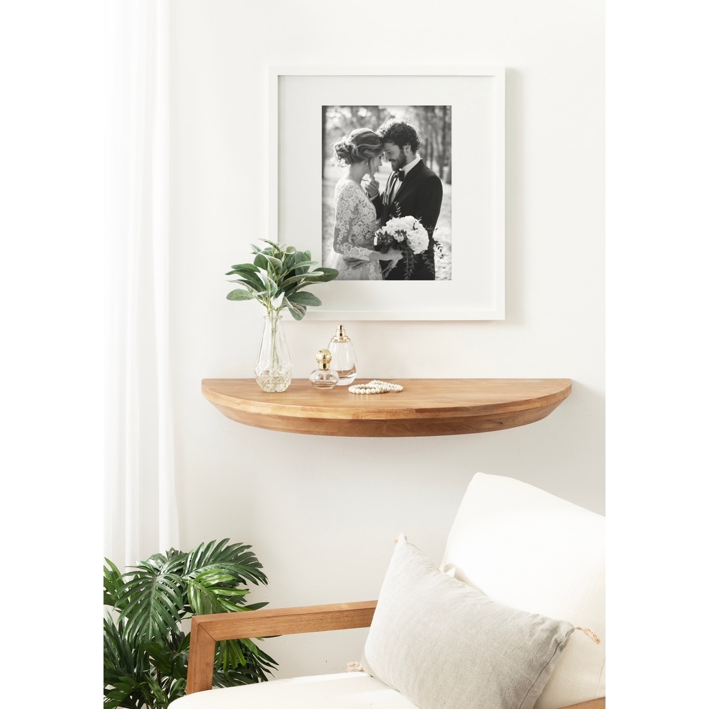 Kate and Laurel Colter Wood Floating Table Shelf